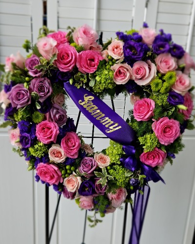 Pink and Purple Heart